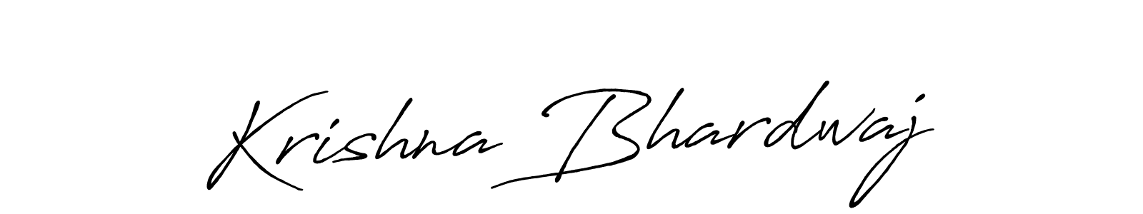 How to make Krishna Bhardwaj signature? Antro_Vectra_Bolder is a professional autograph style. Create handwritten signature for Krishna Bhardwaj name. Krishna Bhardwaj signature style 7 images and pictures png