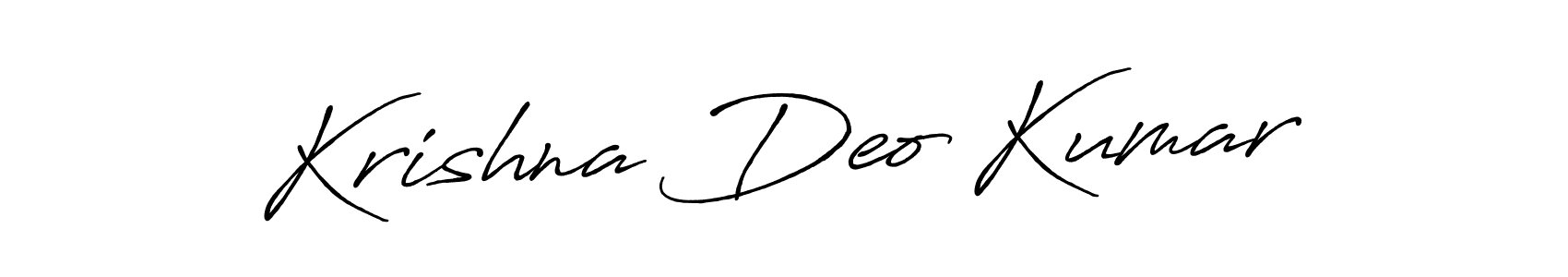 It looks lik you need a new signature style for name Krishna Deo Kumar. Design unique handwritten (Antro_Vectra_Bolder) signature with our free signature maker in just a few clicks. Krishna Deo Kumar signature style 7 images and pictures png