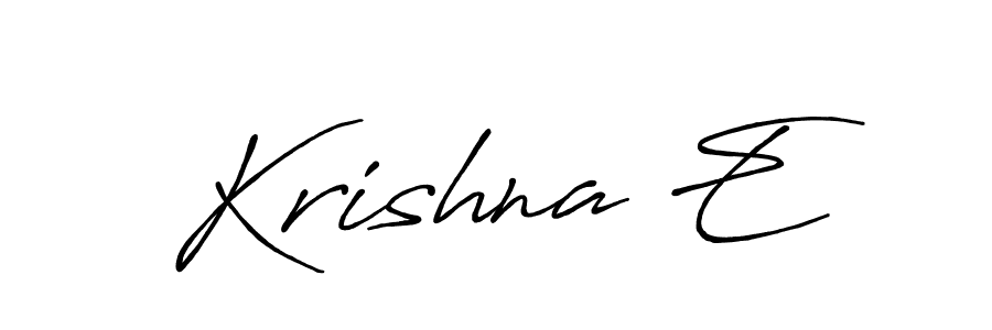 It looks lik you need a new signature style for name Krishna E. Design unique handwritten (Antro_Vectra_Bolder) signature with our free signature maker in just a few clicks. Krishna E signature style 7 images and pictures png