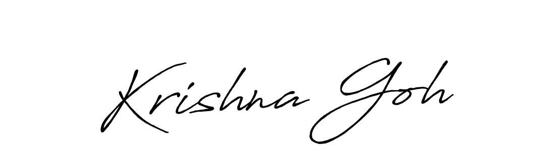 Antro_Vectra_Bolder is a professional signature style that is perfect for those who want to add a touch of class to their signature. It is also a great choice for those who want to make their signature more unique. Get Krishna Goh name to fancy signature for free. Krishna Goh signature style 7 images and pictures png