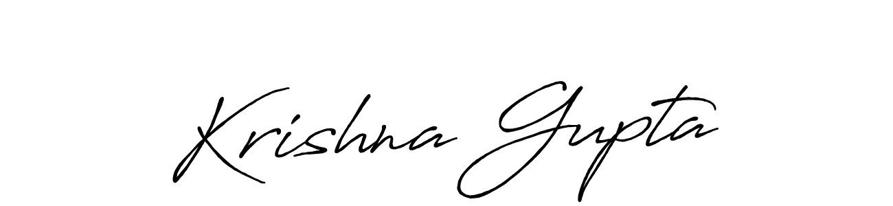 Also we have Krishna Gupta name is the best signature style. Create professional handwritten signature collection using Antro_Vectra_Bolder autograph style. Krishna Gupta signature style 7 images and pictures png