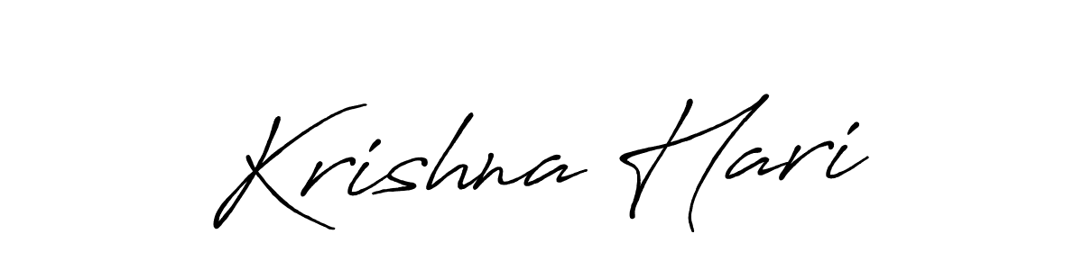 You should practise on your own different ways (Antro_Vectra_Bolder) to write your name (Krishna Hari) in signature. don't let someone else do it for you. Krishna Hari signature style 7 images and pictures png