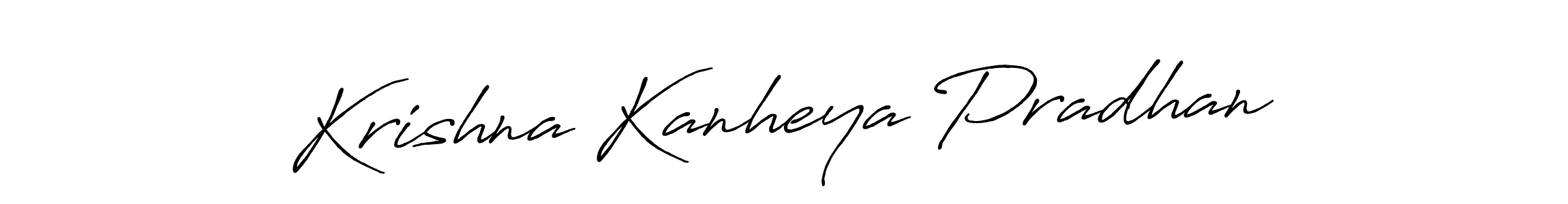 Use a signature maker to create a handwritten signature online. With this signature software, you can design (Antro_Vectra_Bolder) your own signature for name Krishna Kanheya Pradhan. Krishna Kanheya Pradhan signature style 7 images and pictures png