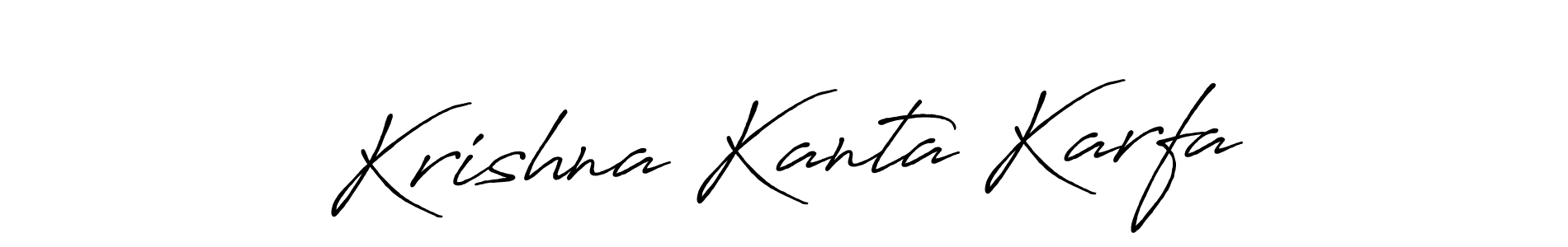 Here are the top 10 professional signature styles for the name Krishna Kanta Karfa. These are the best autograph styles you can use for your name. Krishna Kanta Karfa signature style 7 images and pictures png