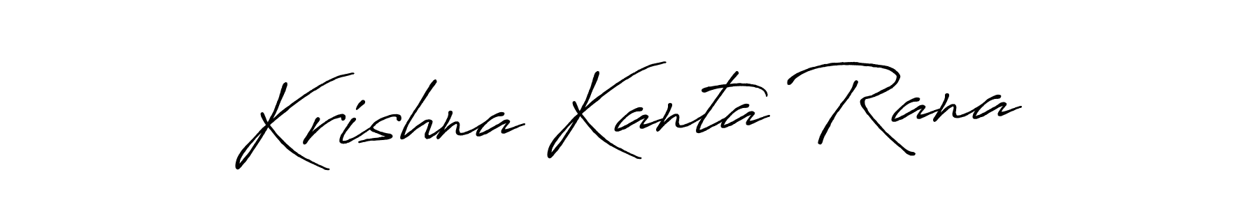 Design your own signature with our free online signature maker. With this signature software, you can create a handwritten (Antro_Vectra_Bolder) signature for name Krishna Kanta Rana. Krishna Kanta Rana signature style 7 images and pictures png