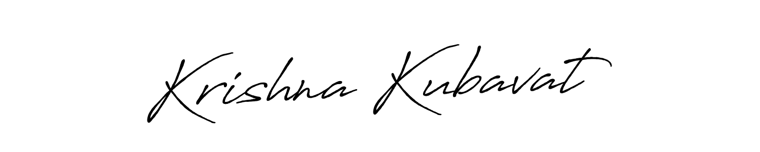 You should practise on your own different ways (Antro_Vectra_Bolder) to write your name (Krishna Kubavat) in signature. don't let someone else do it for you. Krishna Kubavat signature style 7 images and pictures png