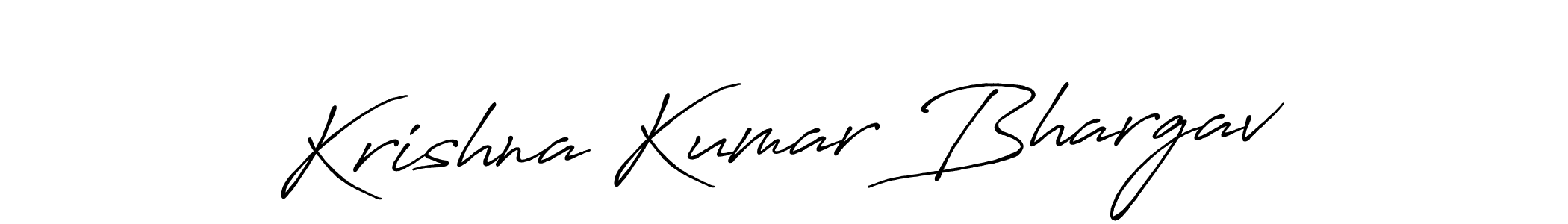 It looks lik you need a new signature style for name Krishna Kumar Bhargav. Design unique handwritten (Antro_Vectra_Bolder) signature with our free signature maker in just a few clicks. Krishna Kumar Bhargav signature style 7 images and pictures png