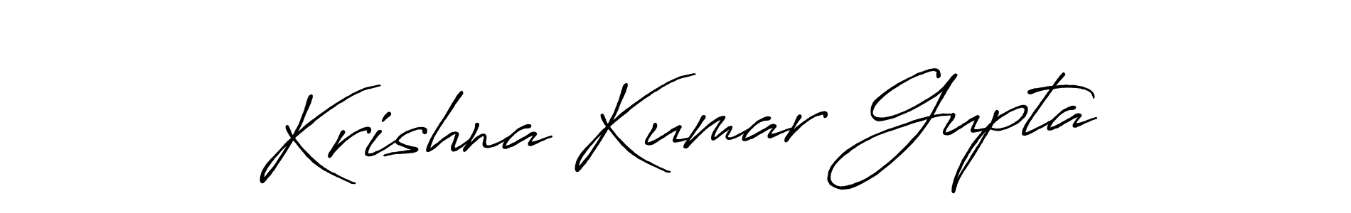 Antro_Vectra_Bolder is a professional signature style that is perfect for those who want to add a touch of class to their signature. It is also a great choice for those who want to make their signature more unique. Get Krishna Kumar Gupta name to fancy signature for free. Krishna Kumar Gupta signature style 7 images and pictures png