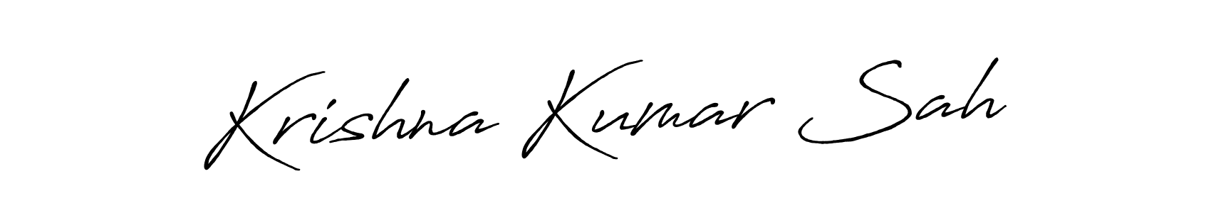 Also we have Krishna Kumar Sah name is the best signature style. Create professional handwritten signature collection using Antro_Vectra_Bolder autograph style. Krishna Kumar Sah signature style 7 images and pictures png