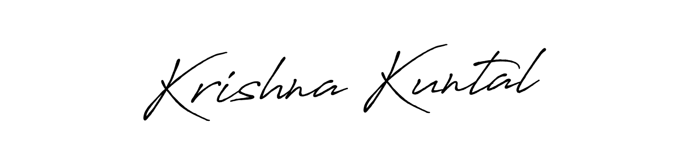 Antro_Vectra_Bolder is a professional signature style that is perfect for those who want to add a touch of class to their signature. It is also a great choice for those who want to make their signature more unique. Get Krishna Kuntal name to fancy signature for free. Krishna Kuntal signature style 7 images and pictures png