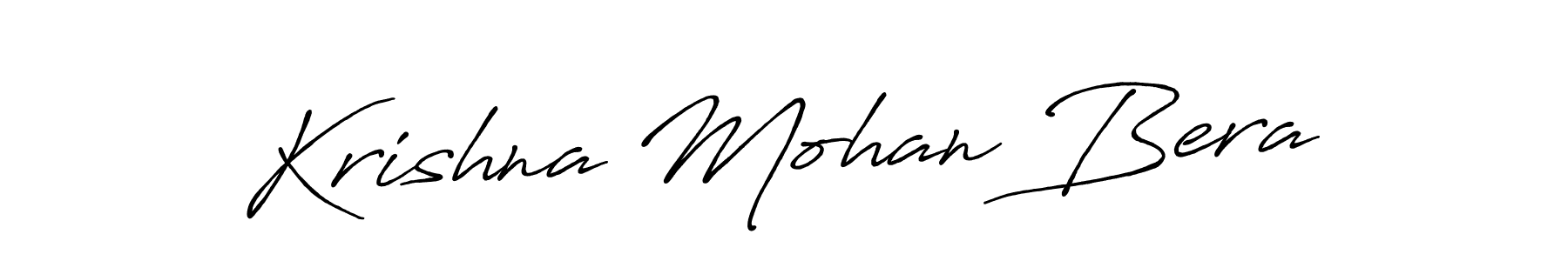 How to Draw Krishna Mohan Bera signature style? Antro_Vectra_Bolder is a latest design signature styles for name Krishna Mohan Bera. Krishna Mohan Bera signature style 7 images and pictures png