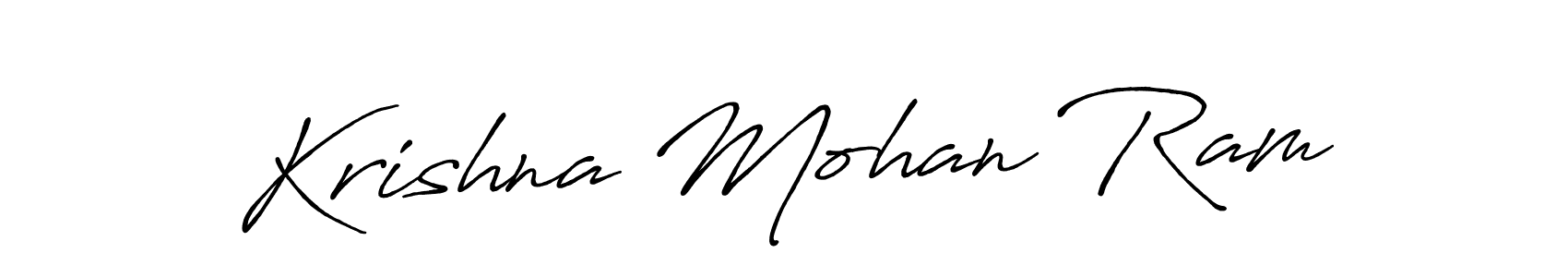 See photos of Krishna Mohan Ram official signature by Spectra . Check more albums & portfolios. Read reviews & check more about Antro_Vectra_Bolder font. Krishna Mohan Ram signature style 7 images and pictures png