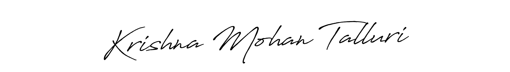 Also You can easily find your signature by using the search form. We will create Krishna Mohan Talluri name handwritten signature images for you free of cost using Antro_Vectra_Bolder sign style. Krishna Mohan Talluri signature style 7 images and pictures png