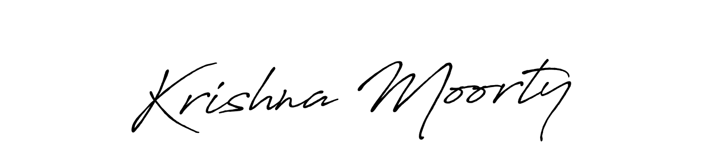 It looks lik you need a new signature style for name Krishna Moorty. Design unique handwritten (Antro_Vectra_Bolder) signature with our free signature maker in just a few clicks. Krishna Moorty signature style 7 images and pictures png