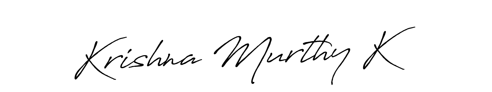 Similarly Antro_Vectra_Bolder is the best handwritten signature design. Signature creator online .You can use it as an online autograph creator for name Krishna Murthy K. Krishna Murthy K signature style 7 images and pictures png