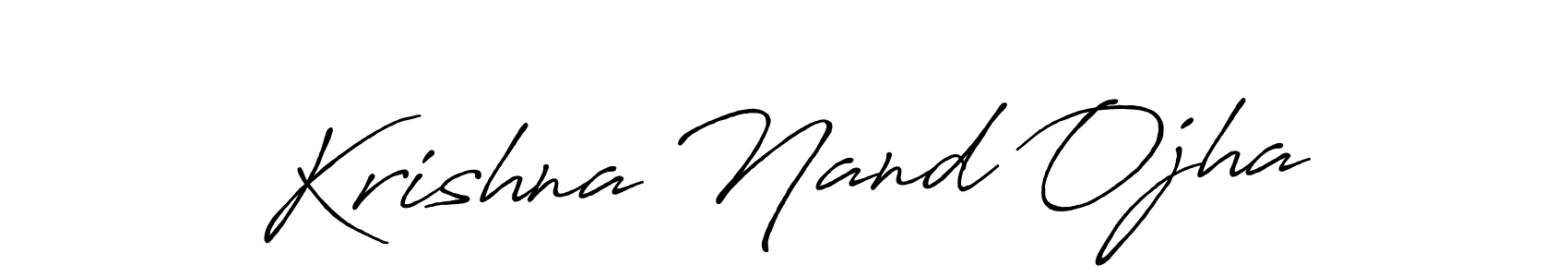 if you are searching for the best signature style for your name Krishna Nand Ojha. so please give up your signature search. here we have designed multiple signature styles  using Antro_Vectra_Bolder. Krishna Nand Ojha signature style 7 images and pictures png