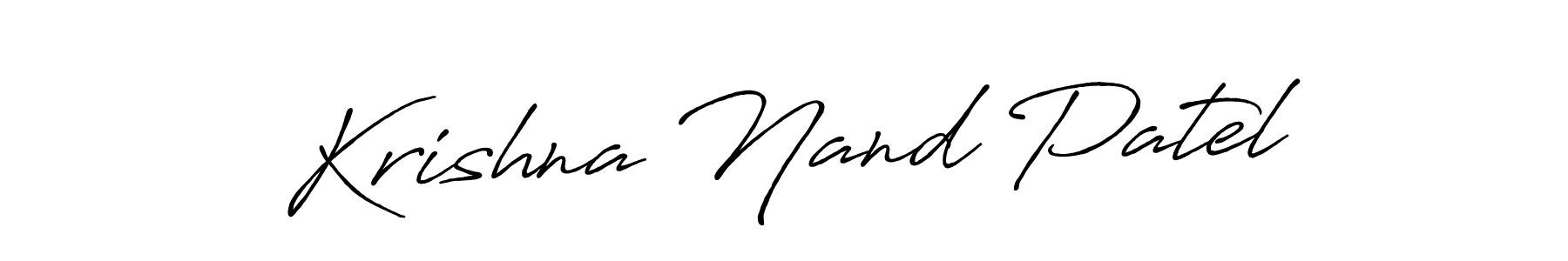 if you are searching for the best signature style for your name Krishna Nand Patel. so please give up your signature search. here we have designed multiple signature styles  using Antro_Vectra_Bolder. Krishna Nand Patel signature style 7 images and pictures png