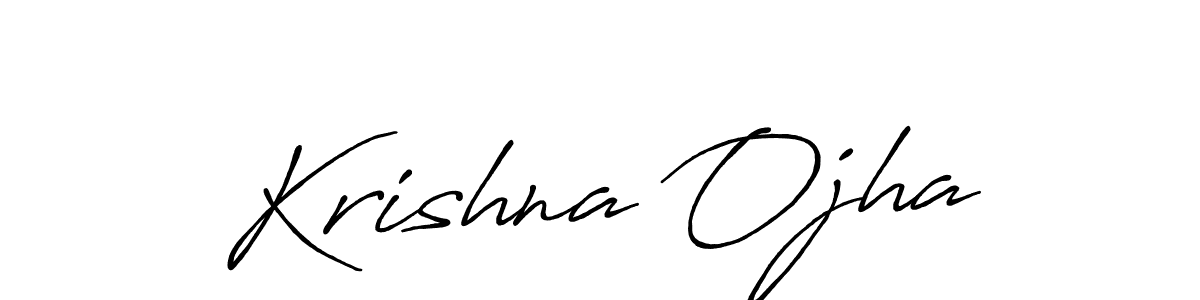You should practise on your own different ways (Antro_Vectra_Bolder) to write your name (Krishna Ojha) in signature. don't let someone else do it for you. Krishna Ojha signature style 7 images and pictures png