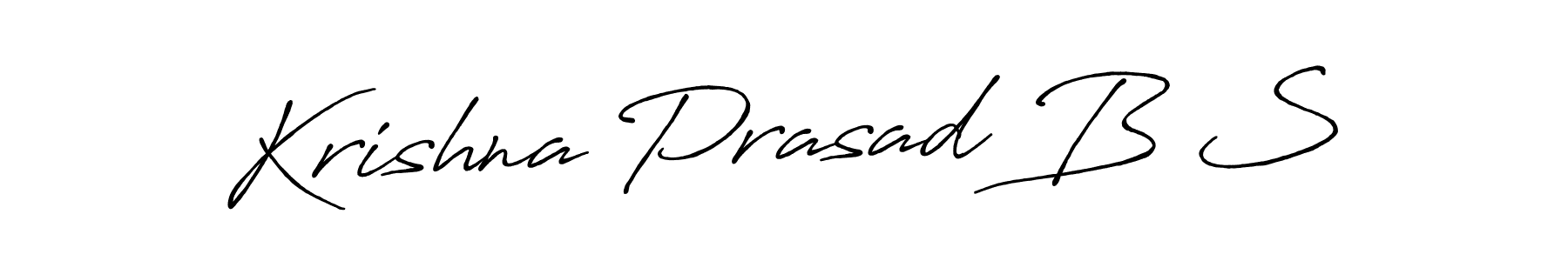 You should practise on your own different ways (Antro_Vectra_Bolder) to write your name (Krishna Prasad B S) in signature. don't let someone else do it for you. Krishna Prasad B S signature style 7 images and pictures png