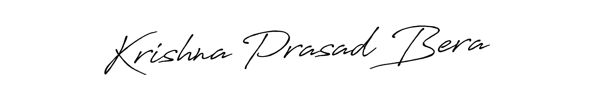 Create a beautiful signature design for name Krishna Prasad Bera. With this signature (Antro_Vectra_Bolder) fonts, you can make a handwritten signature for free. Krishna Prasad Bera signature style 7 images and pictures png