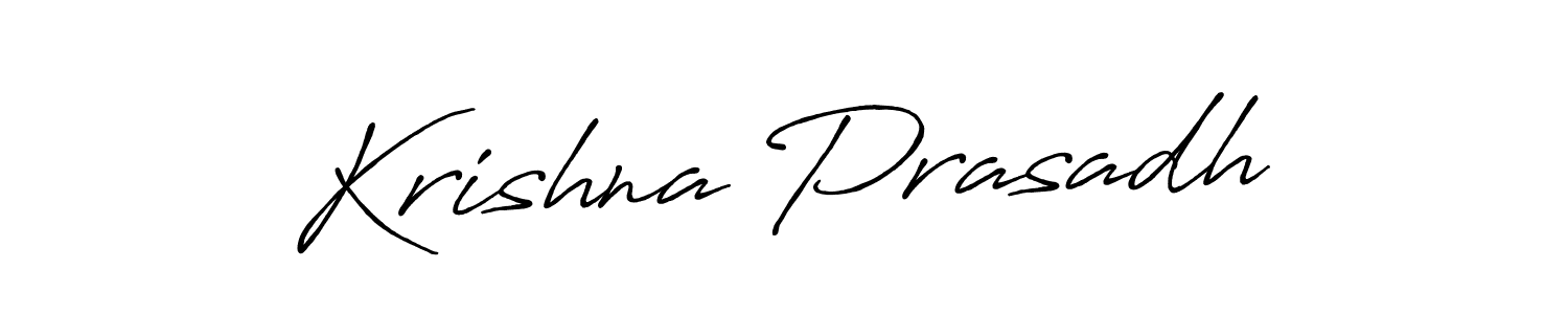 Also we have Krishna Prasadh name is the best signature style. Create professional handwritten signature collection using Antro_Vectra_Bolder autograph style. Krishna Prasadh signature style 7 images and pictures png