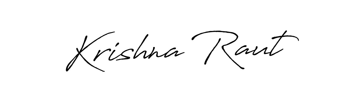 How to make Krishna Raut signature? Antro_Vectra_Bolder is a professional autograph style. Create handwritten signature for Krishna Raut name. Krishna Raut signature style 7 images and pictures png