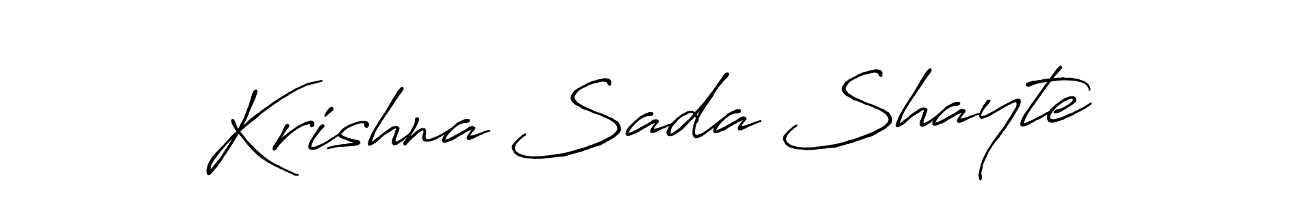 How to make Krishna Sada Shayte signature? Antro_Vectra_Bolder is a professional autograph style. Create handwritten signature for Krishna Sada Shayte name. Krishna Sada Shayte signature style 7 images and pictures png