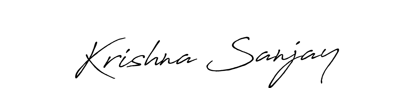 How to Draw Krishna Sanjay signature style? Antro_Vectra_Bolder is a latest design signature styles for name Krishna Sanjay. Krishna Sanjay signature style 7 images and pictures png