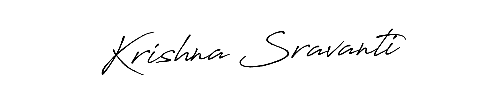 Also You can easily find your signature by using the search form. We will create Krishna Sravanti name handwritten signature images for you free of cost using Antro_Vectra_Bolder sign style. Krishna Sravanti signature style 7 images and pictures png