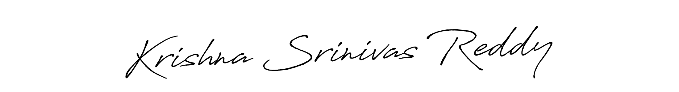 Design your own signature with our free online signature maker. With this signature software, you can create a handwritten (Antro_Vectra_Bolder) signature for name Krishna Srinivas Reddy. Krishna Srinivas Reddy signature style 7 images and pictures png