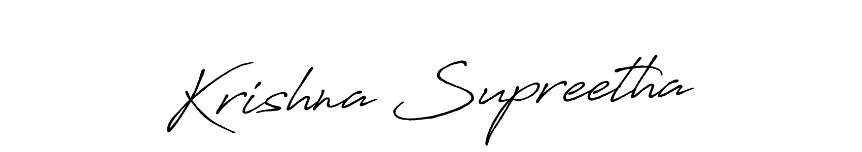 Here are the top 10 professional signature styles for the name Krishna Supreetha. These are the best autograph styles you can use for your name. Krishna Supreetha signature style 7 images and pictures png