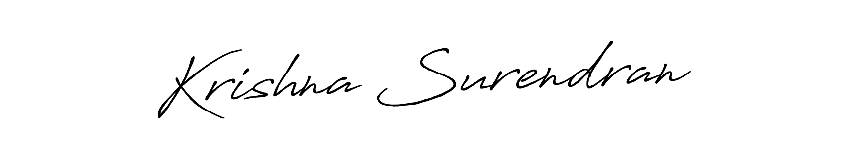 Once you've used our free online signature maker to create your best signature Antro_Vectra_Bolder style, it's time to enjoy all of the benefits that Krishna Surendran name signing documents. Krishna Surendran signature style 7 images and pictures png