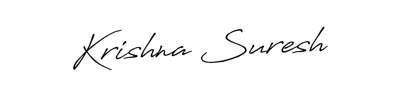 Make a beautiful signature design for name Krishna Suresh. Use this online signature maker to create a handwritten signature for free. Krishna Suresh signature style 7 images and pictures png