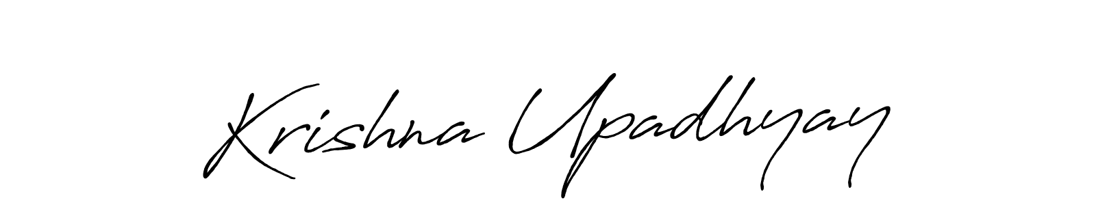 Also we have Krishna Upadhyay name is the best signature style. Create professional handwritten signature collection using Antro_Vectra_Bolder autograph style. Krishna Upadhyay signature style 7 images and pictures png