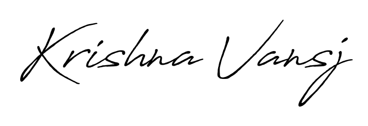 How to make Krishna Vansj signature? Antro_Vectra_Bolder is a professional autograph style. Create handwritten signature for Krishna Vansj name. Krishna Vansj signature style 7 images and pictures png