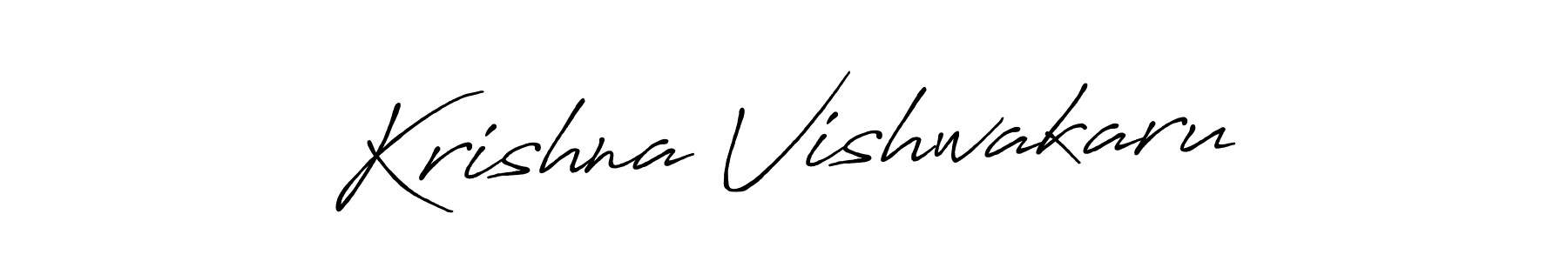 Antro_Vectra_Bolder is a professional signature style that is perfect for those who want to add a touch of class to their signature. It is also a great choice for those who want to make their signature more unique. Get Krishna Vishwakaru name to fancy signature for free. Krishna Vishwakaru signature style 7 images and pictures png