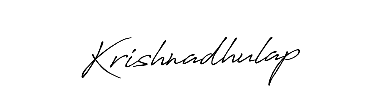 How to make Krishnadhulap signature? Antro_Vectra_Bolder is a professional autograph style. Create handwritten signature for Krishnadhulap name. Krishnadhulap signature style 7 images and pictures png