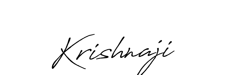 How to make Krishnaji signature? Antro_Vectra_Bolder is a professional autograph style. Create handwritten signature for Krishnaji name. Krishnaji signature style 7 images and pictures png