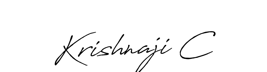 This is the best signature style for the Krishnaji C name. Also you like these signature font (Antro_Vectra_Bolder). Mix name signature. Krishnaji C signature style 7 images and pictures png