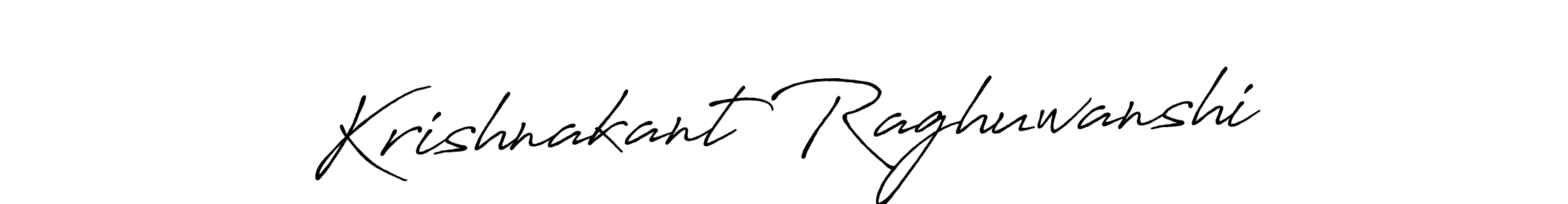 Krishnakant Raghuwanshi stylish signature style. Best Handwritten Sign (Antro_Vectra_Bolder) for my name. Handwritten Signature Collection Ideas for my name Krishnakant Raghuwanshi. Krishnakant Raghuwanshi signature style 7 images and pictures png