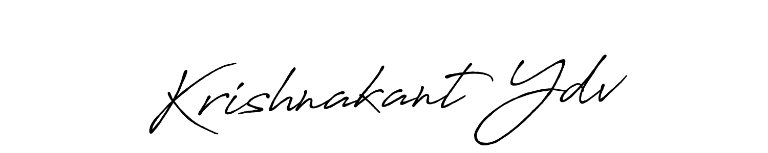 How to make Krishnakant Ydv signature? Antro_Vectra_Bolder is a professional autograph style. Create handwritten signature for Krishnakant Ydv name. Krishnakant Ydv signature style 7 images and pictures png