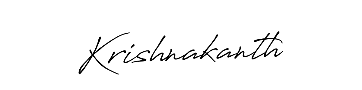 Make a beautiful signature design for name Krishnakanth. Use this online signature maker to create a handwritten signature for free. Krishnakanth signature style 7 images and pictures png