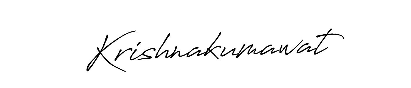 You should practise on your own different ways (Antro_Vectra_Bolder) to write your name (Krishnakumawat) in signature. don't let someone else do it for you. Krishnakumawat signature style 7 images and pictures png