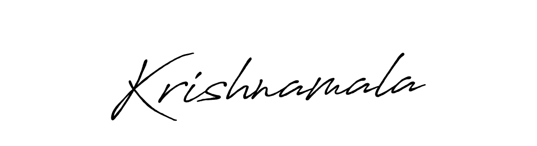 Also we have Krishnamala name is the best signature style. Create professional handwritten signature collection using Antro_Vectra_Bolder autograph style. Krishnamala signature style 7 images and pictures png