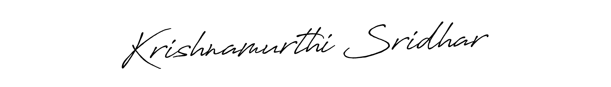 Also we have Krishnamurthi Sridhar name is the best signature style. Create professional handwritten signature collection using Antro_Vectra_Bolder autograph style. Krishnamurthi Sridhar signature style 7 images and pictures png