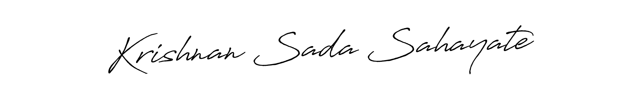 Antro_Vectra_Bolder is a professional signature style that is perfect for those who want to add a touch of class to their signature. It is also a great choice for those who want to make their signature more unique. Get Krishnan Sada Sahayate name to fancy signature for free. Krishnan Sada Sahayate signature style 7 images and pictures png
