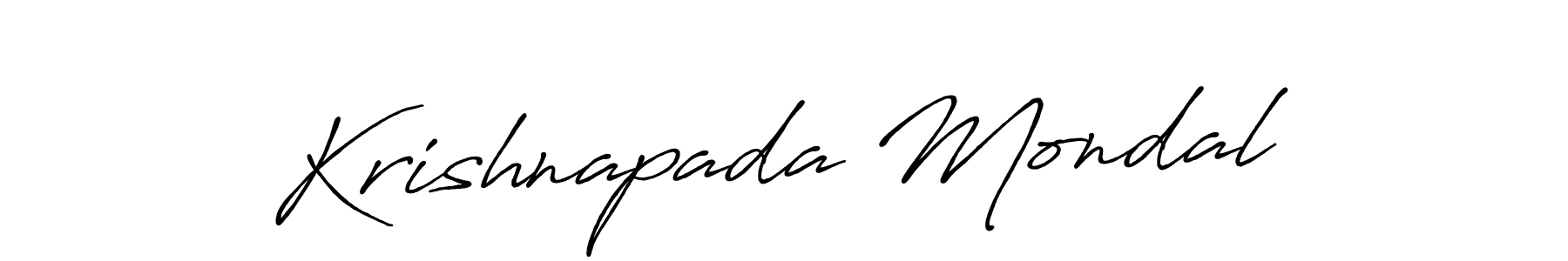 Antro_Vectra_Bolder is a professional signature style that is perfect for those who want to add a touch of class to their signature. It is also a great choice for those who want to make their signature more unique. Get Krishnapada Mondal name to fancy signature for free. Krishnapada Mondal signature style 7 images and pictures png