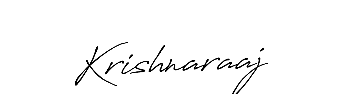 Create a beautiful signature design for name Krishnaraaj. With this signature (Antro_Vectra_Bolder) fonts, you can make a handwritten signature for free. Krishnaraaj signature style 7 images and pictures png