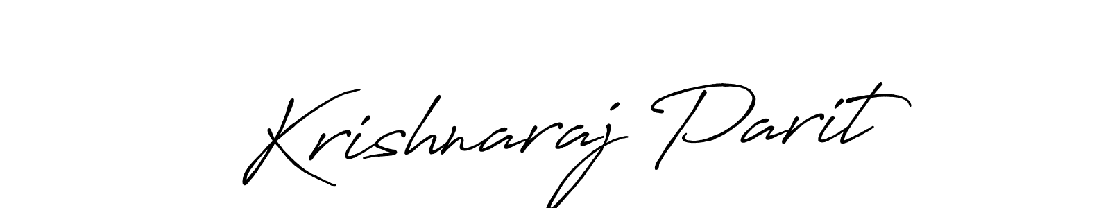 Also You can easily find your signature by using the search form. We will create Krishnaraj Parit name handwritten signature images for you free of cost using Antro_Vectra_Bolder sign style. Krishnaraj Parit signature style 7 images and pictures png