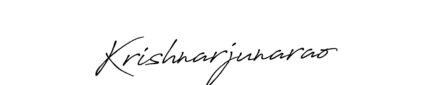 Once you've used our free online signature maker to create your best signature Antro_Vectra_Bolder style, it's time to enjoy all of the benefits that Krishnarjunarao name signing documents. Krishnarjunarao signature style 7 images and pictures png